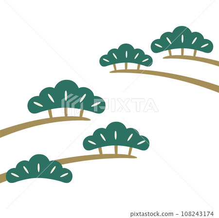 Pine tree illustration 108243174