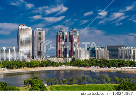 [Tokyo] Odaiba cityscape/Tokyo Bay Area 108243897