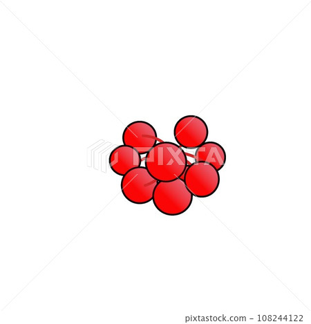 山上的紅色漿果的插圖 108244122