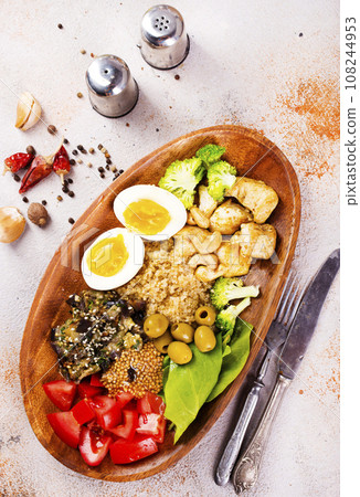 Light healthy dietary vegan dish Light healthy dietary vegan dish 108244953