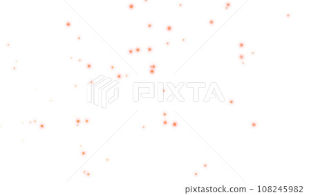 Burning yellow-orange sparks rise from fire ,Fire Particles 108245982