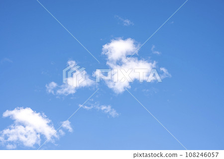 秋天的天空藍天影像[神奈川縣伊勢原市] 108246057