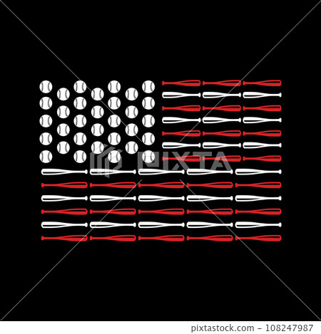 Baseball American Flag Shirt, USA Flag Vector, Baseball USA Flag, Baseball Vector Baseball American Flag Shirt, USA Flag Vector, Baseball USA Flag, Baseball Vector 108247987