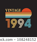 1994 vintage t shirt design vector 108248152