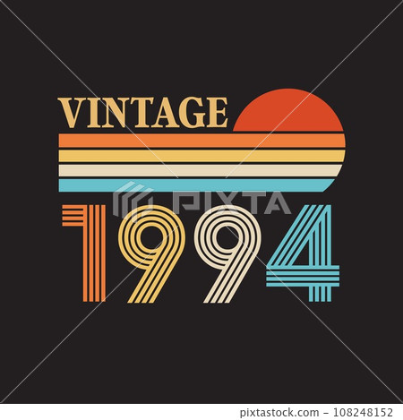 1994 vintage t shirt design vector 108248152