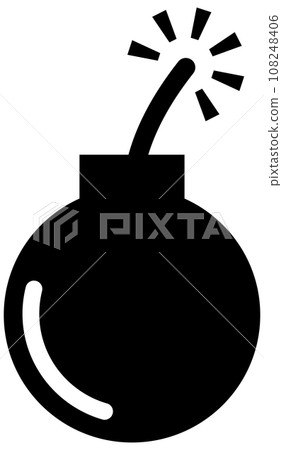 黑色的炸彈圖標 黑色的炸彈圖標 108248406