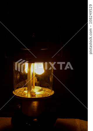 Camping Warm lantern lights 108249529