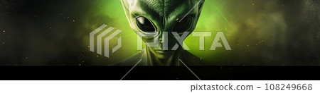 Portrait of an alien concept, a foreigner, especially one who is not a naturalized citizen of the country where they are living 108249668