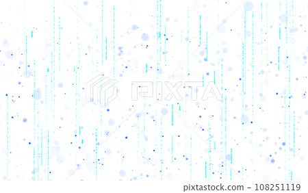 3D abstract digital technology blue light particles 108251119
