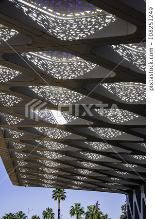 Moroccan airport building view Moroccan airport building view 108251249