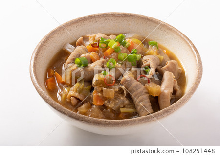 Offal stew (pork white offal stew with miso) 108251448