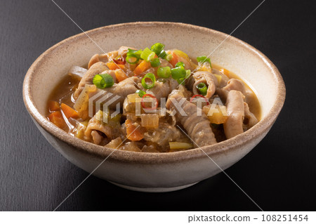 Offal stew (pork white offal stew with miso) Offal stew (pork white offal stew with miso) 108251454