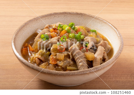 Offal stew (pork white offal stew with miso) 108251460
