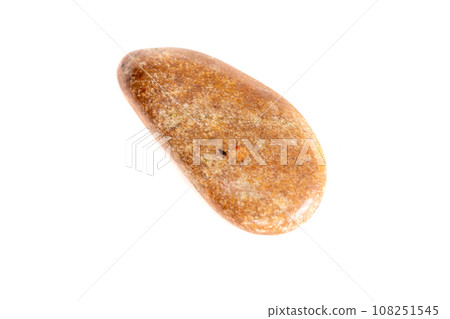 Macro mineral stone jasper on a white background Macro mineral stone jasper on a white background 108251545