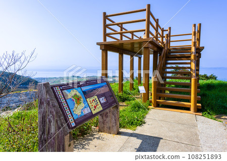 長崎縣 七端展望台 團端端 從觀光地看到的全景（長崎縣雲仙市南串山町） 108251893