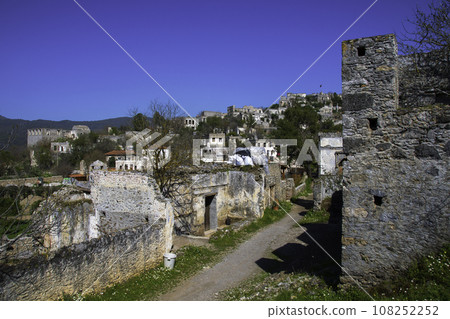Ghost town near Fethiye town Ghost town near Fethiye town 108252252