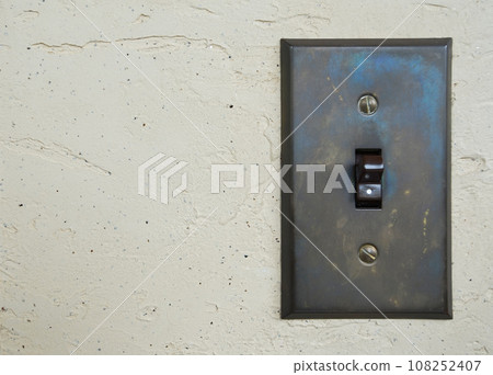 old wall switch old wall switch 108252407