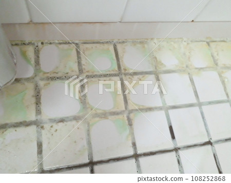 bathroom tile stains 108252868