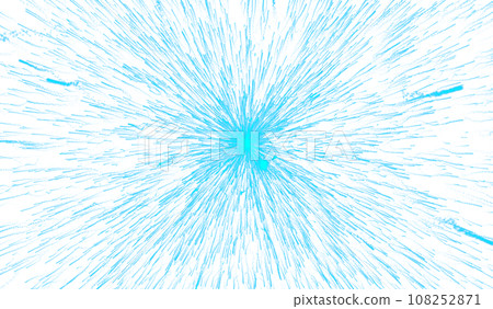 3D abstract digital technology blue light particles wave 108252871