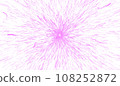 3D abstract digital technology pink light particles wave 108252872