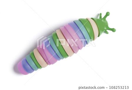 Snail toy isolated over white background Snail toy isolated over white background 108253213