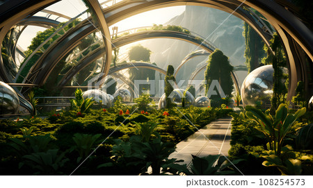 Exotic plants in greenhouse Exotic plants in greenhouse 108254573