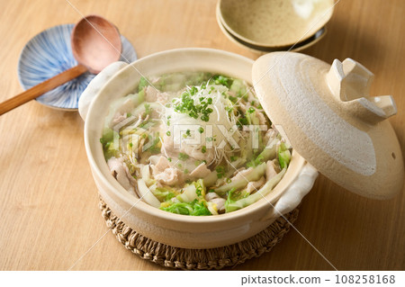 Pork belly and cabanas pine pan 108258168