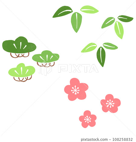 Shochiku李子的例證 108258832