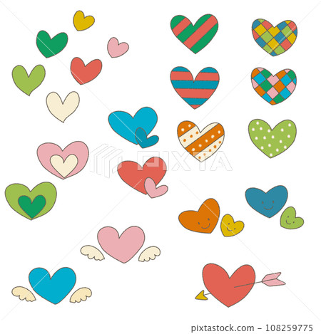 Heart variety setting Heart variety setting 108259775