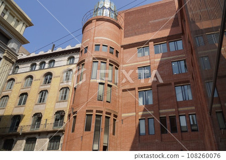 Barcelona Palau de la Musica de Catalunya Building on Calle Ramon Mas Barcelona Palau de la Musica de Catalunya Building on Calle Ramon Mas 108260076
