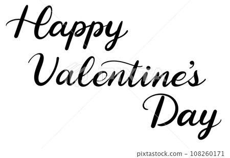 Valentine's day handwriting Valentine's day handwriting 108260171