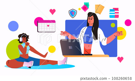 woman gives online lecture about sexual health education contraceptive methods contraception virtual sex coaches human sexuality 108260658