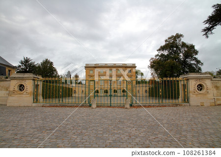 Grand Trianon Palace in the gardens of Versailles, a world cultural heritage site on the outskirts of Paris, the center of France's Bourbon dynasty. Grand Trianon Palace in the gardens of Versailles, a world cultural heritage site on the outskirts of Paris, the center of France's Bourbon dynasty. 108261384