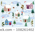 冬天的雪景 108261402