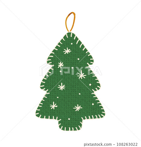 Felt style Christmas decoration (Christmas tree) Felt style Christmas decoration (Christmas tree) 108263022