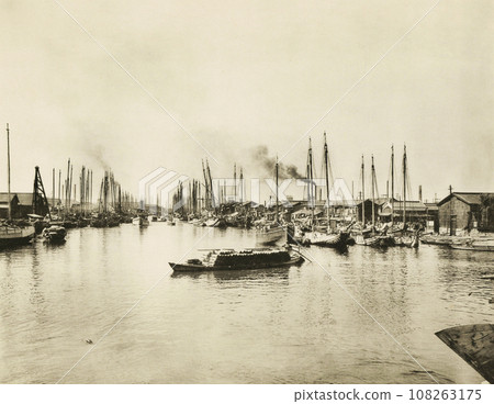 大正時代大阪木津川日本船 108263175