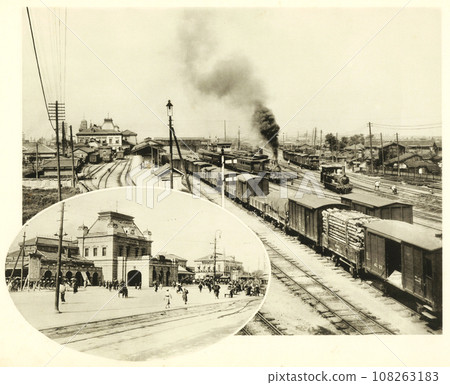 大正時代的大阪 大阪車站 大正時代的大阪 大阪車站 108263183