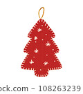 Felt style Christmas decoration (Christmas tree) 108263239