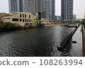 Tsukishima Canal and high-rise apartment complexes 108263994