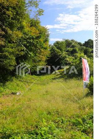 被指定為國家歷史古蹟的柚子之裡毛呂山町 中世紀古道鎌倉街道鎌道風景 被指定為國家歷史古蹟的柚子之裡毛呂山町 中世紀古道鎌倉街道鎌道風景 108264299