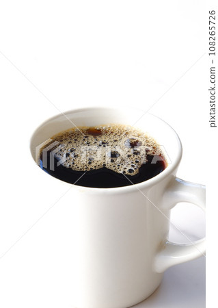 coffee cup with freshly brewed coffee coffee cup with freshly brewed coffee 108265726