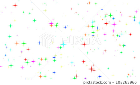 Sparkling colorful star background material 108265966