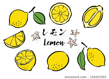 日式_刷感柑橘_檸檬 108265993