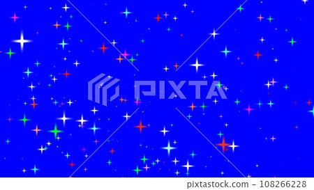Sparkling colorful star background material 108266228