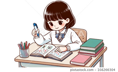 Study time (AI generated image) 108266304