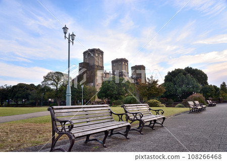 Racecourse ruins at Negishi Forest Park Racecourse ruins at Negishi Forest Park 108266468