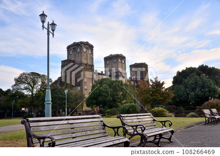 Racecourse ruins at Negishi Forest Park Racecourse ruins at Negishi Forest Park 108266469
