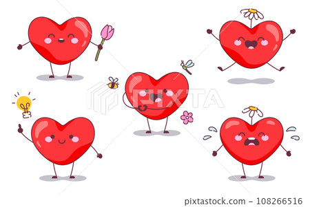 heart, character, vector 108266516