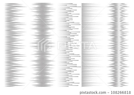 Music sound wave. Audio of voice and radio frequency lines. Abstract equalizer on white background. Vector elements Music sound wave. Audio of voice and radio frequency lines. Abstract equalizer on white background. Vector elements 108266818