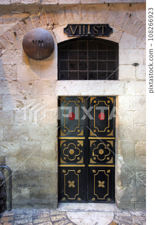 Via Dolorosa, 7th Stations of the Cross Jerusalem, Israel Via Dolorosa, 7th Stations of the Cross Jerusalem, Israel 108266923